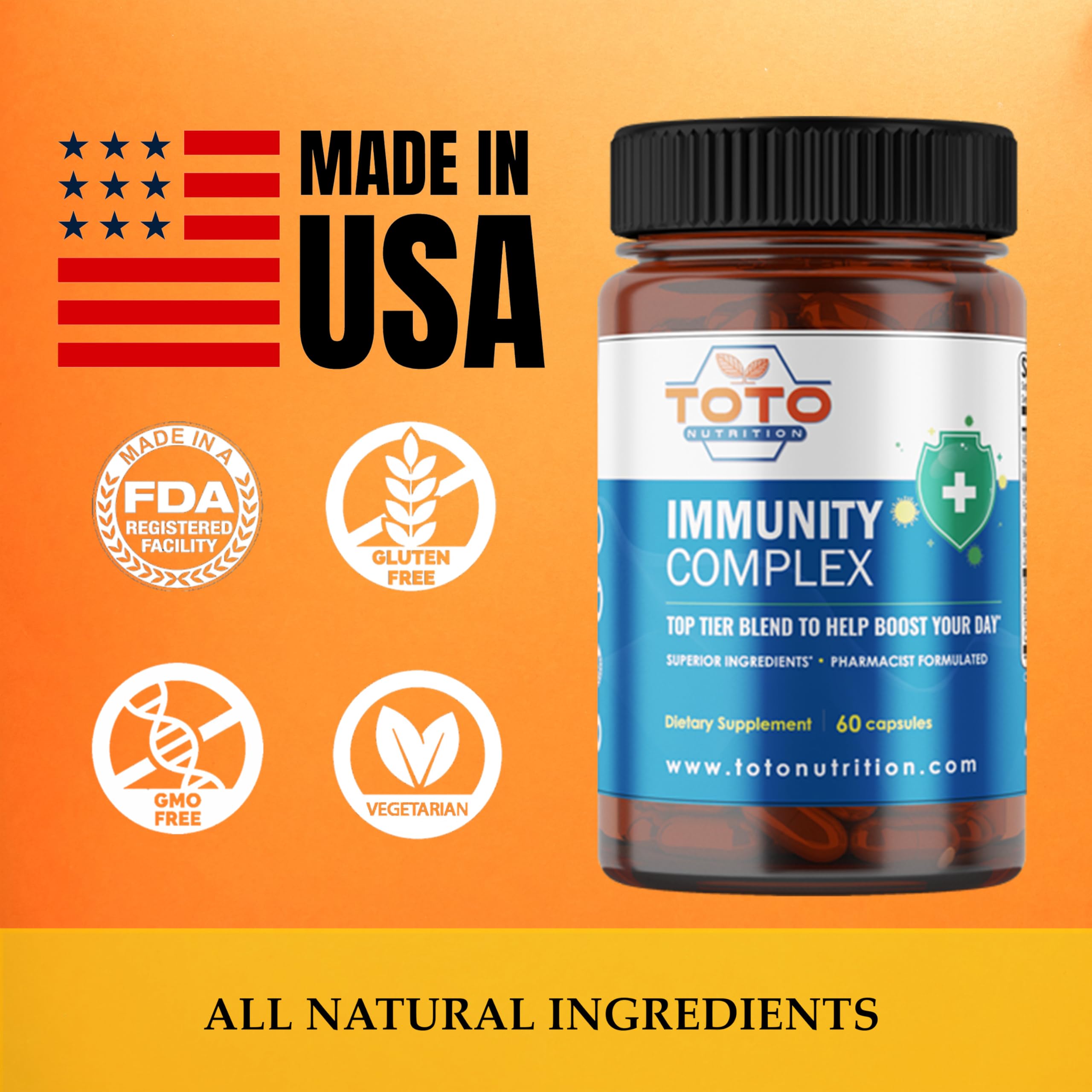 Label showing vegan, gluten-free and no gelatin claims