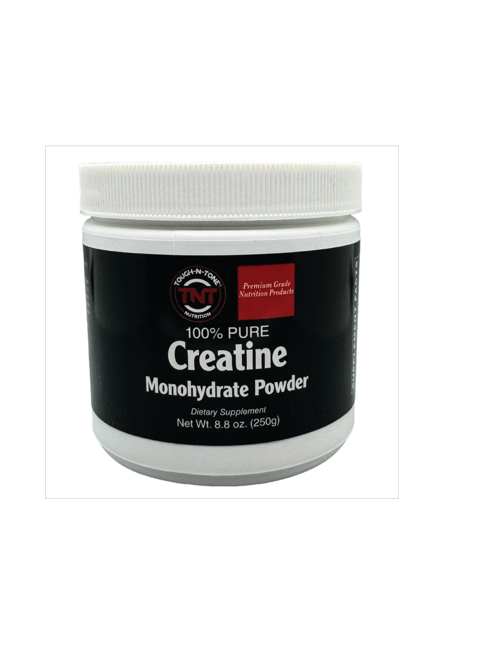 TOUGH-N-TONE Creatine Monohydrate powder jar