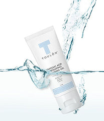 TOULON glycolic cream texture close-up showing creamy consistency