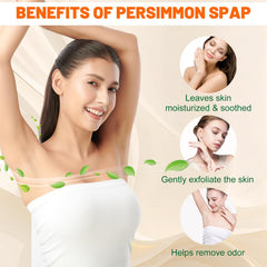 tovaginsh persimmon soap unisex design: suitable for all ages and skin types.