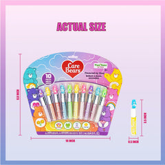 Townley Girl Care Bears lip gloss uses a water-based formula for easy cleanup