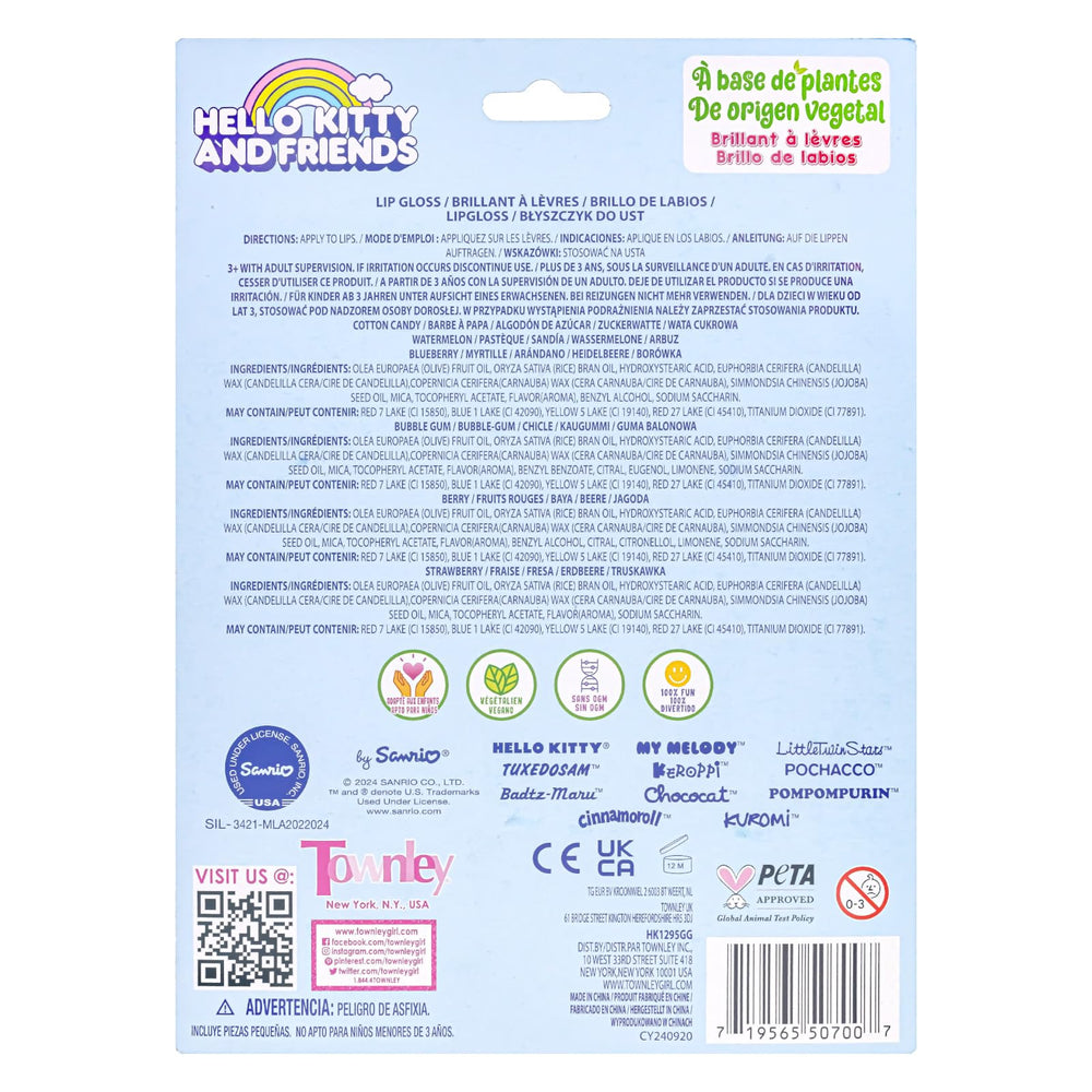 Townley Girl 3+ safe water-based formula designed for easy cleanup with water