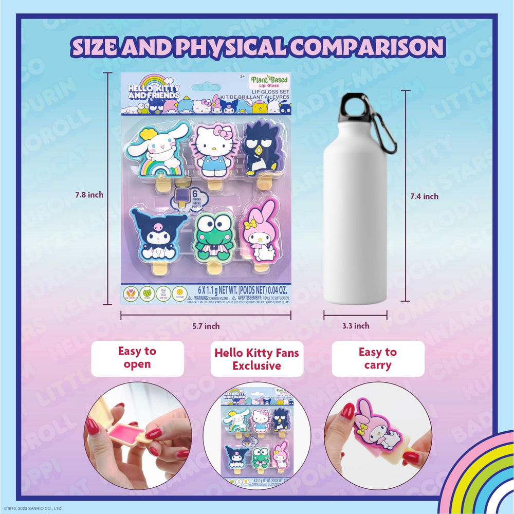 Townley Girl Hello Kitty bubble gum gloss captures fun scent for imagination and dress-up
