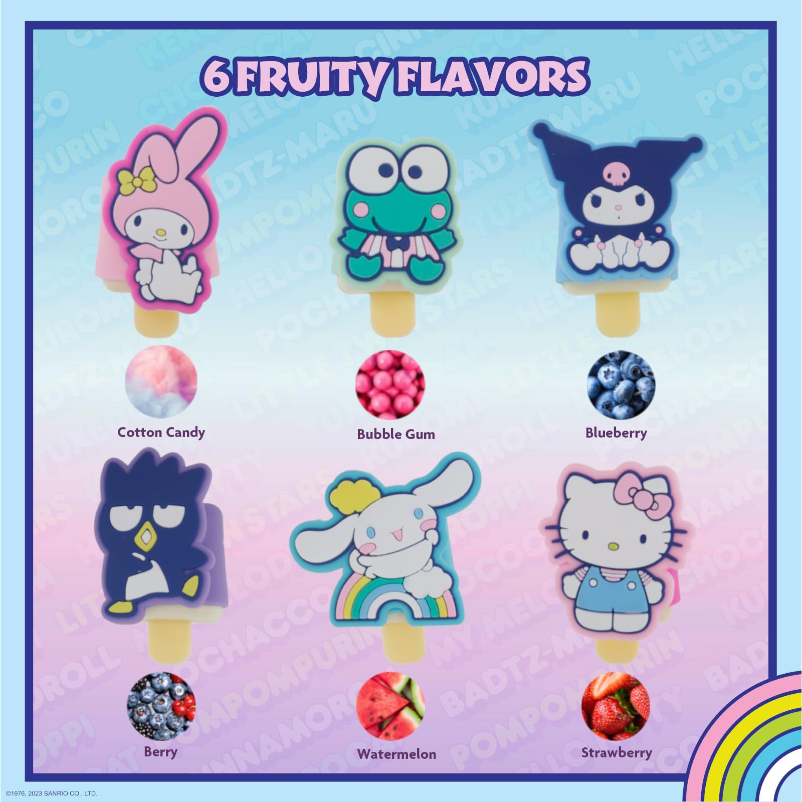 Townley Girl Hello Kitty watermelon gloss shaped like a character for playful lip moments