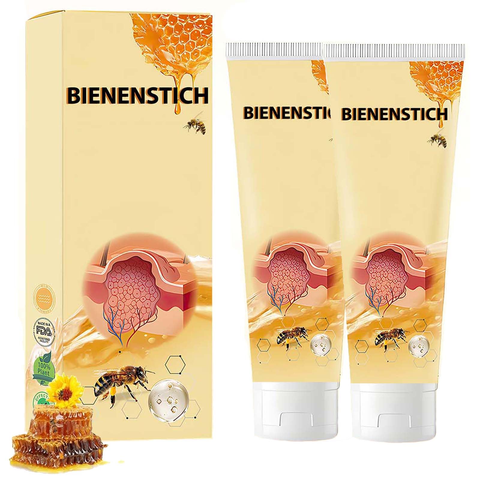 Traboto Bee Venom Cream applied on the neck for hydration and smoother feel