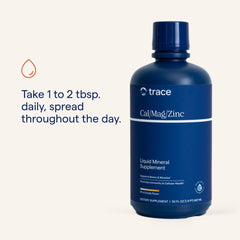Trace Minerals bottle label close-up highlighting ingredients and gluten-free claim