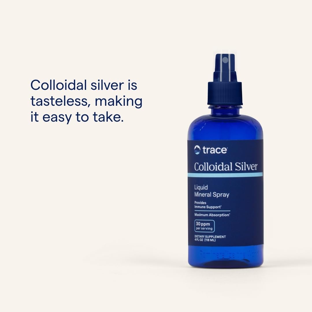 Image illustrating immune support benefits of colloidal silver spray