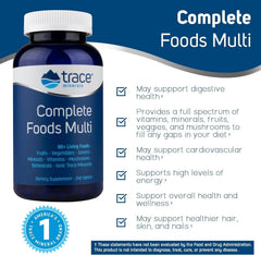 Graphic highlighting over 80 living foods and ConcenTrace trace minerals