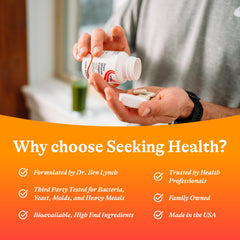 Healthy living graphic with trace mineral icons