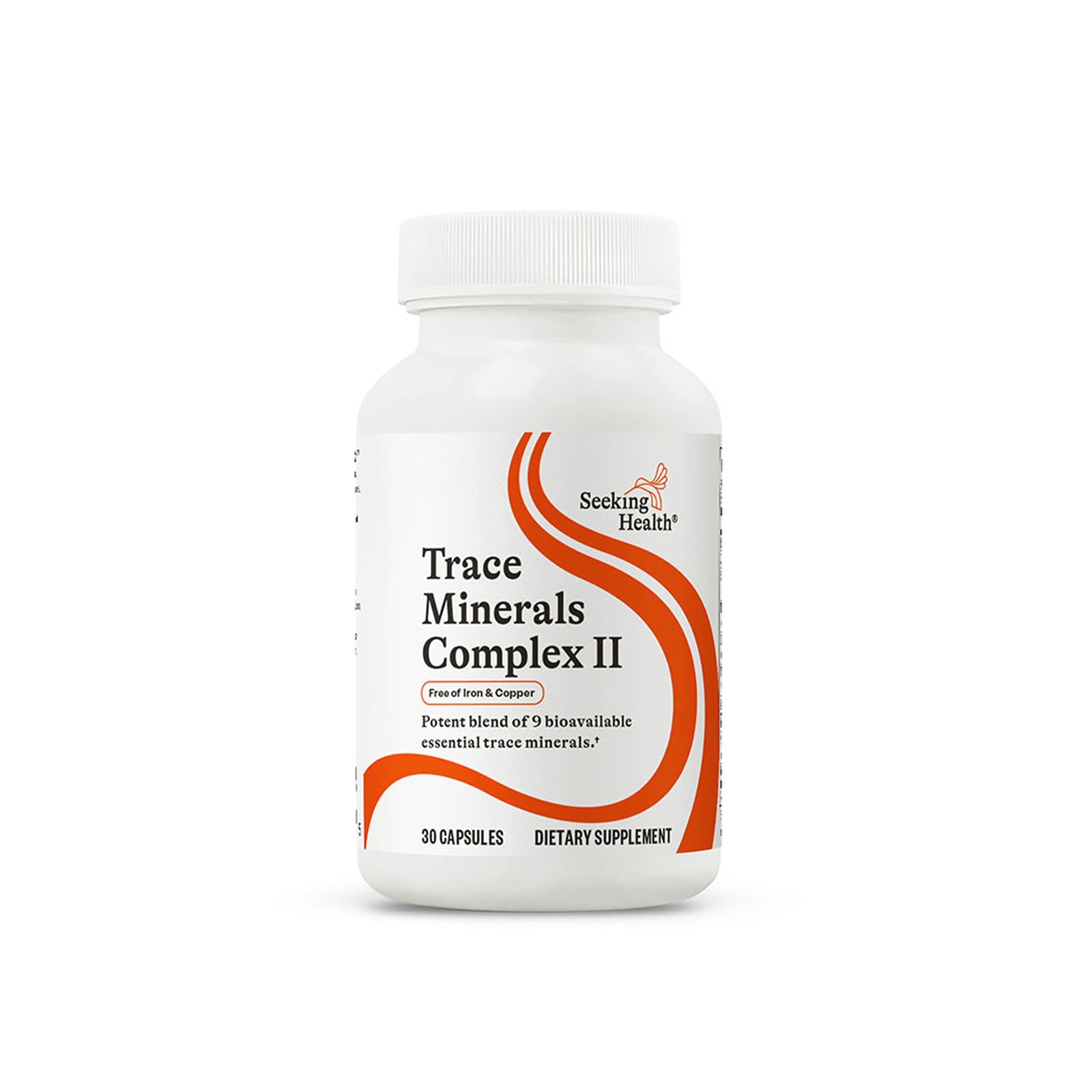 Sealed bottle of Seeking Health Trace Minerals Complex II