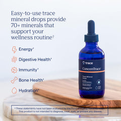 Close-up of ConcenTrace mineral liquid