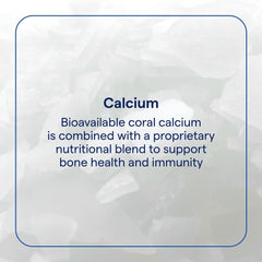 Close-up of coral calcium capsules