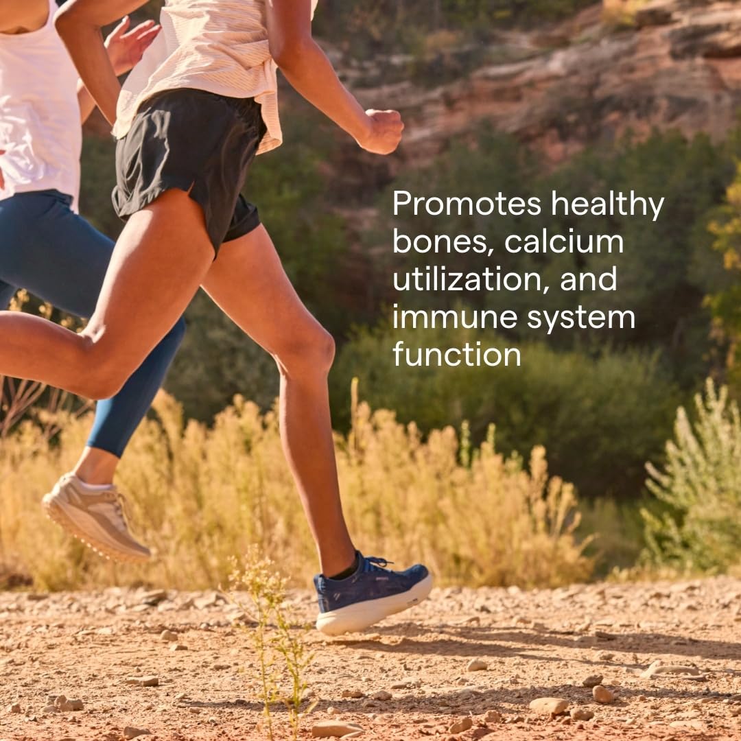 Calcium minerals with vitamins C and D graphic