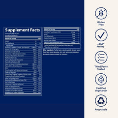 Trace Minerals gluten-free badge indicating suitable option for gluten-free diets.