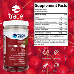 Close-up of Immunity Gummies showing cherry flavor