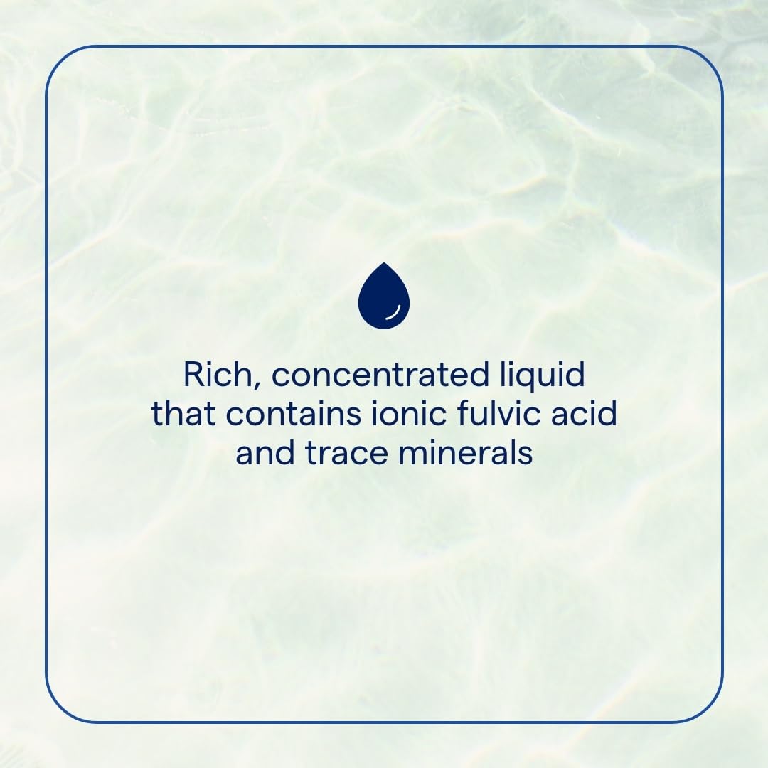 Metered dropper for Trace Minerals Ionic Fulvic Acid bottle