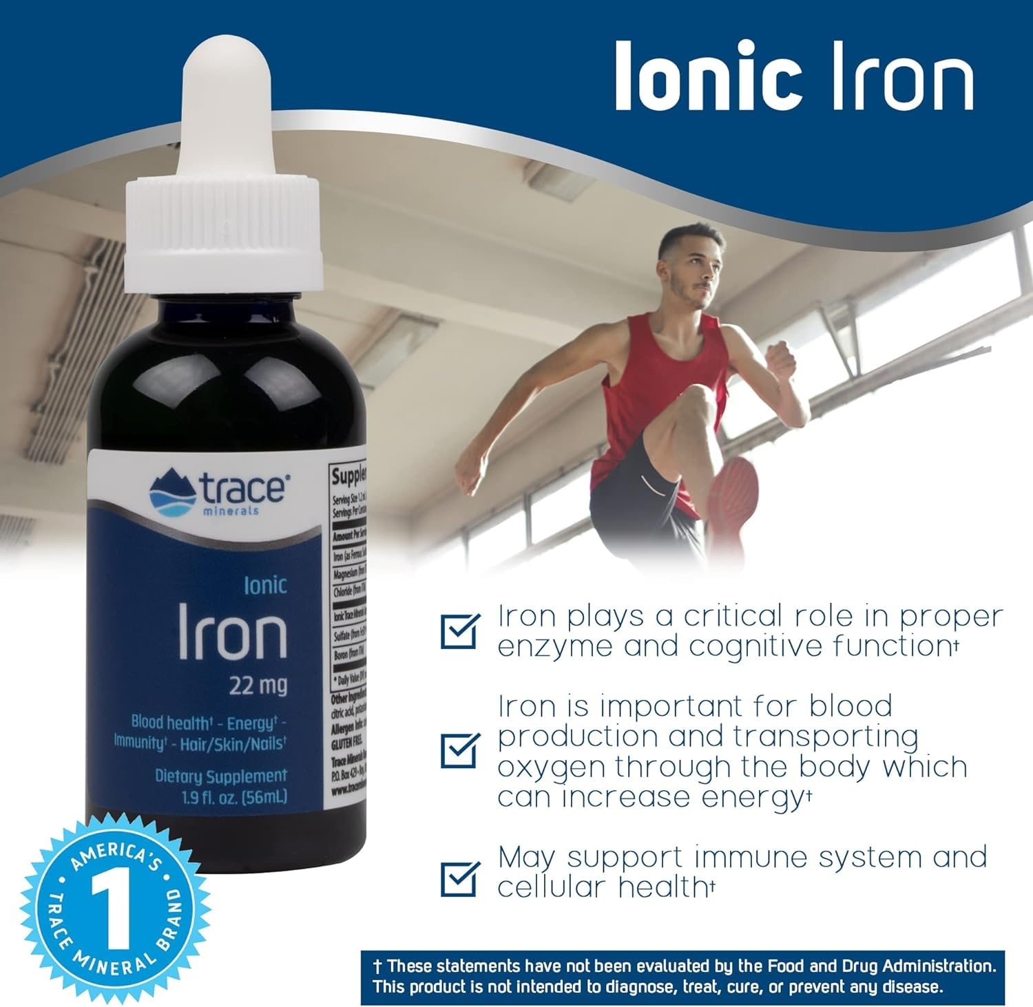 Gluten-free trace minerals supplement packaging