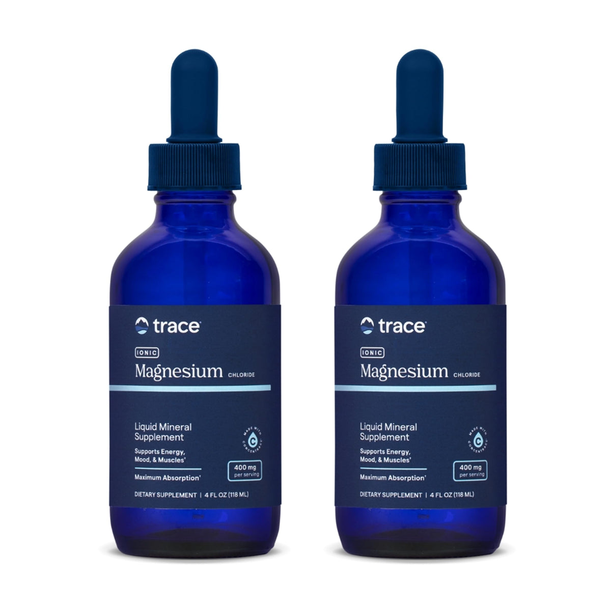 Trace Minerals Ionic Magnesium 400mg bottle with label