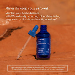 Minerals concept with bottle and healthy lifestyle imagery