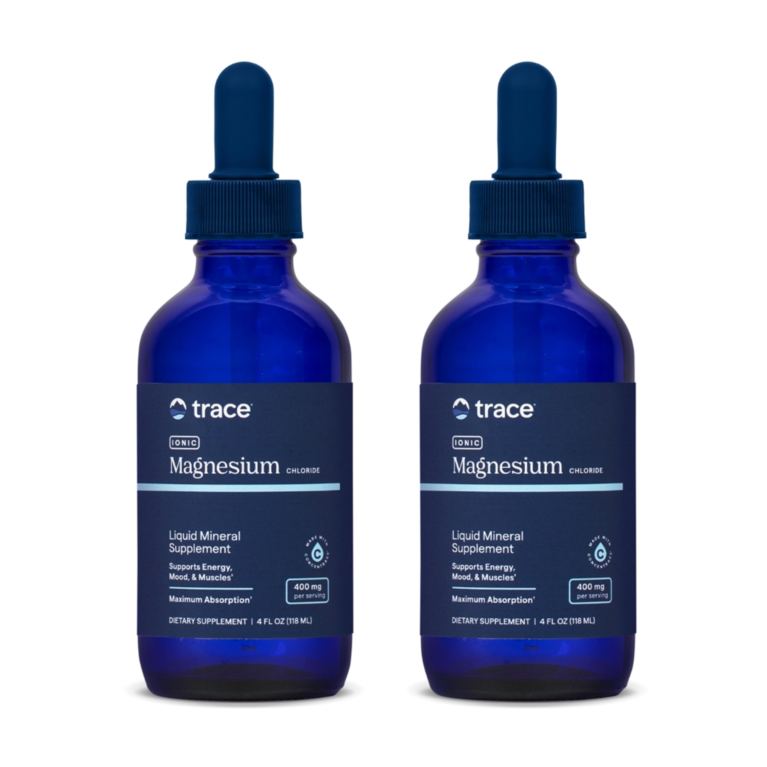 Trace Minerals Ionic Magnesium bottle on kitchen counter highlighting full-spectrum minerals for daily wellness.