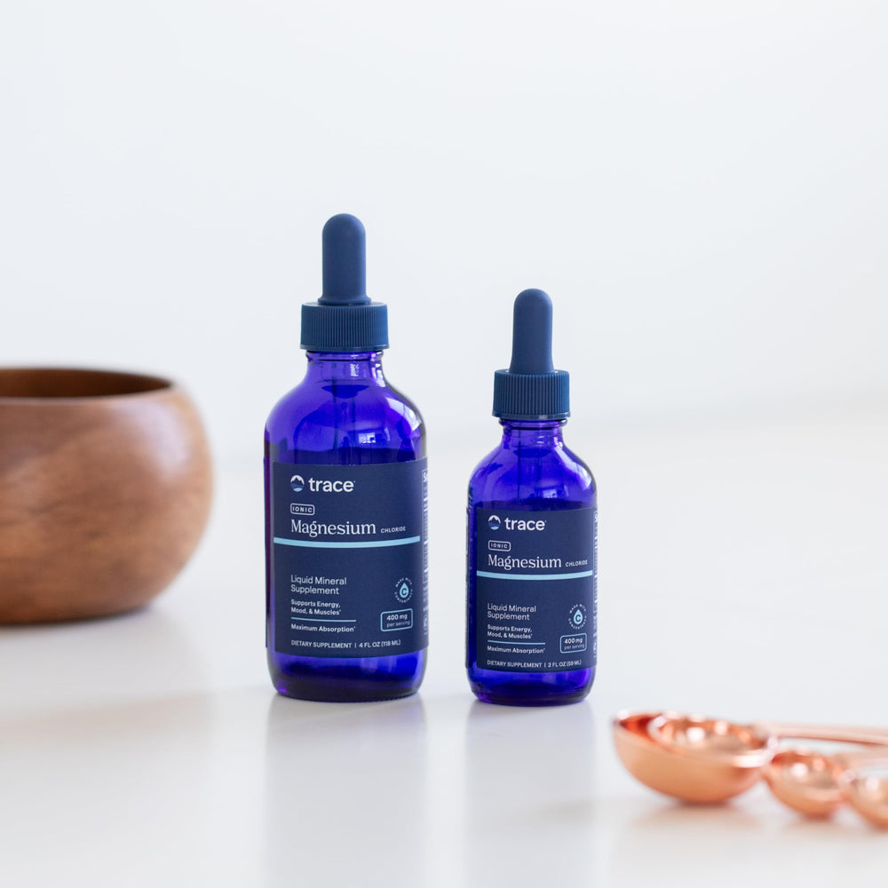 Nutrition and ingredients panel for Trace Minerals Ionic Magnesium