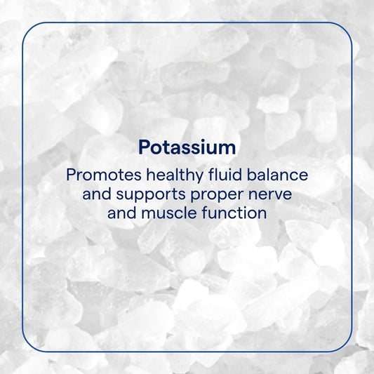 Liquid potassium supplement bottle with dropper
