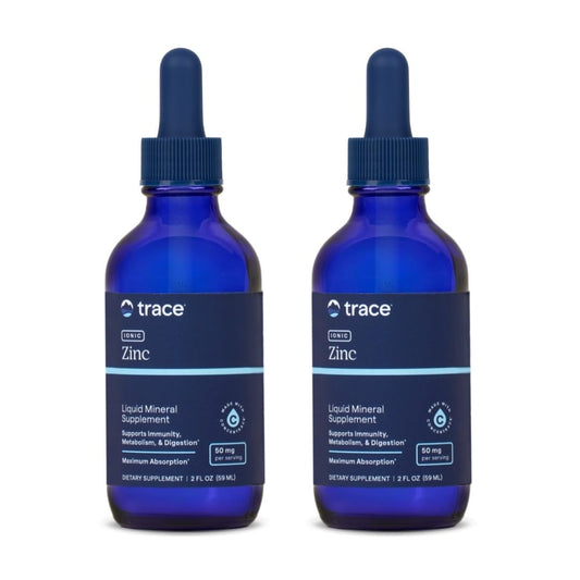 Trace Minerals Ionic Zinc 2 oz bottle, 2-pack