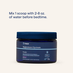 Glass of bedtime grape magnesium powder drink