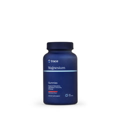 Bottle of Trace Minerals Magnesium Gummies with watermelon flavor