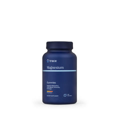 Bottle of Trace Minerals Magnesium Gummies in Tangerine flavor