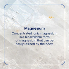 Close-up of Trace Minerals Mega-Mag Liquid Magnesium bottles