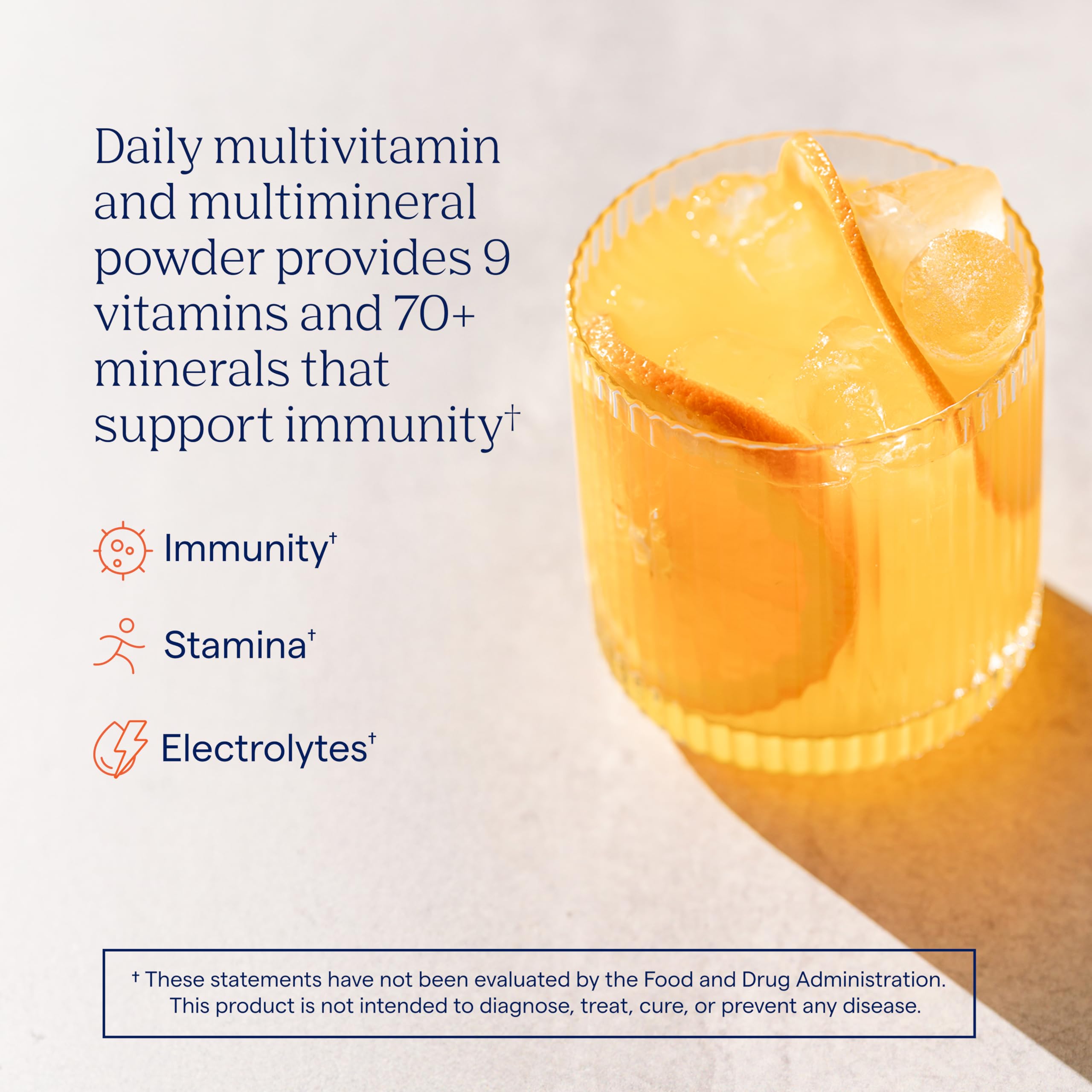 Power Pak nutrition facts showing 70+ minerals