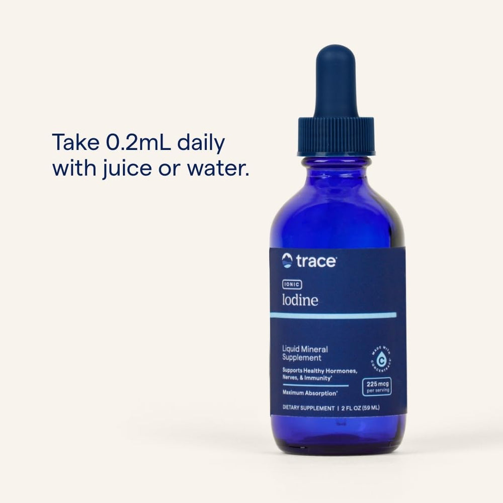 Concentrace label and product details on IOKI01 bottle