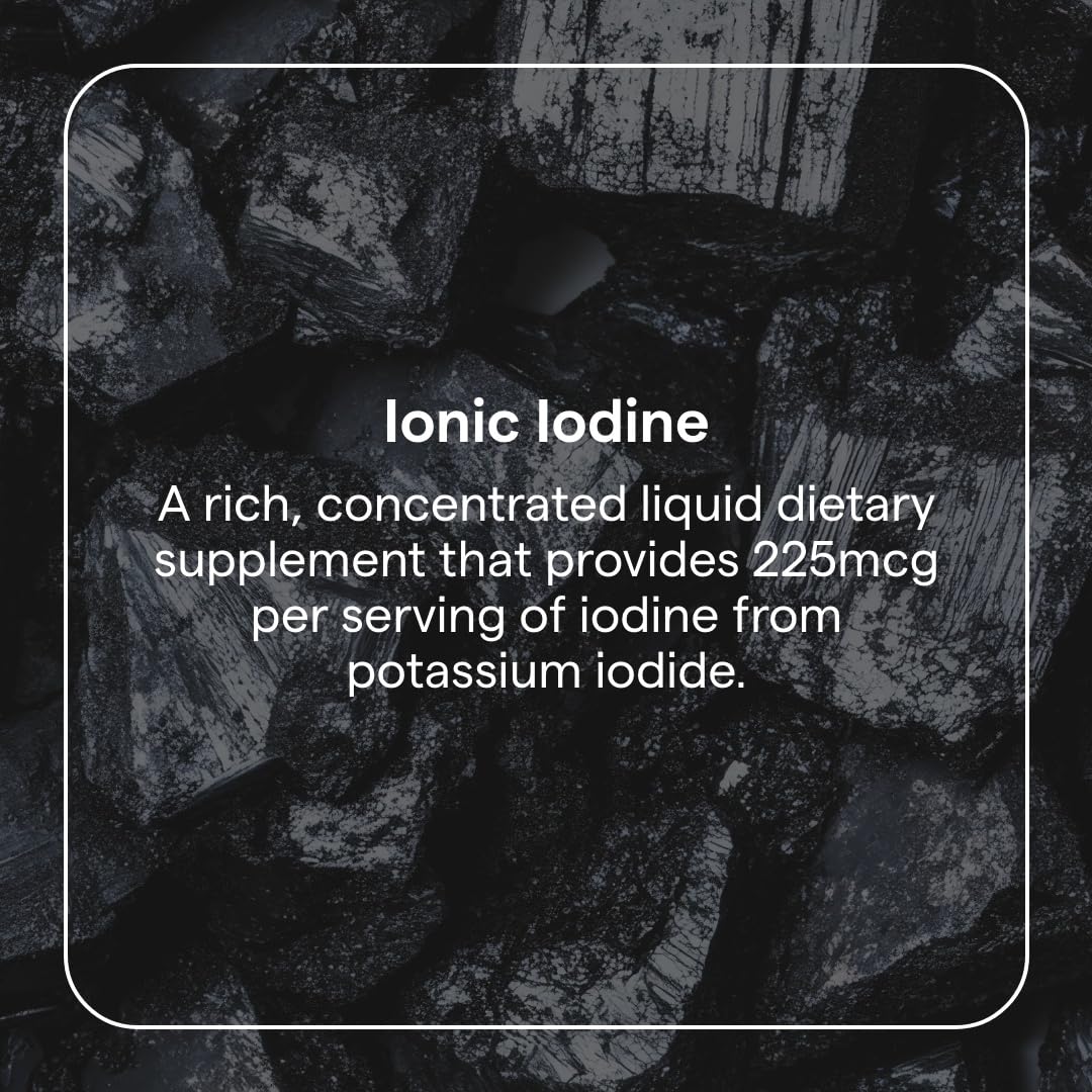 Ingredients listed on IOKI01 Liquid Ionic Iodine bottle