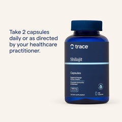 Digestive support image with Shilajit capsules