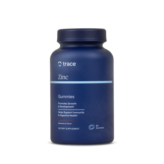 Packaging image for Trace Minerals Zinc Gummy supplement