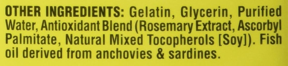 Serving suggestion: one odorless softgel daily with a meal