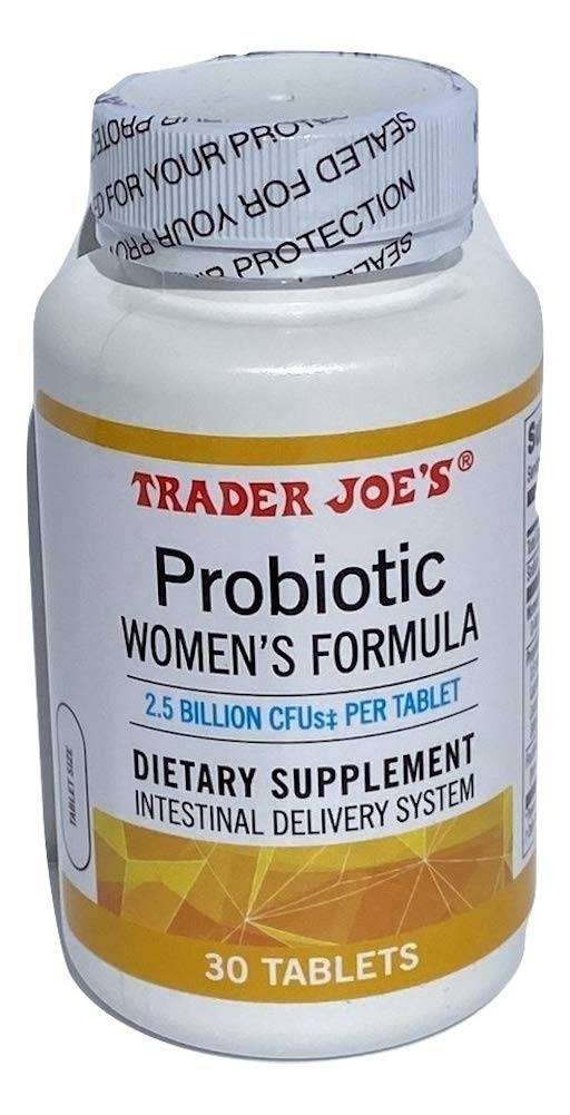 Bottle of Trader Joe's Probiotic Women's Formula