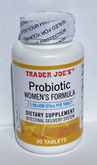 Packaging for Trader Joe's Probiotic Women's Formula