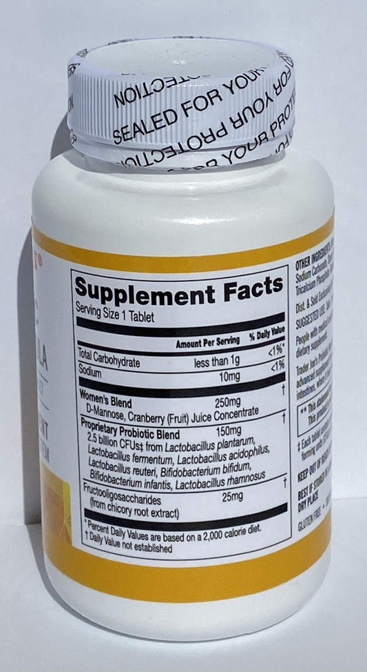 Tablets of Trader Joe's Probiotic Women's Formula