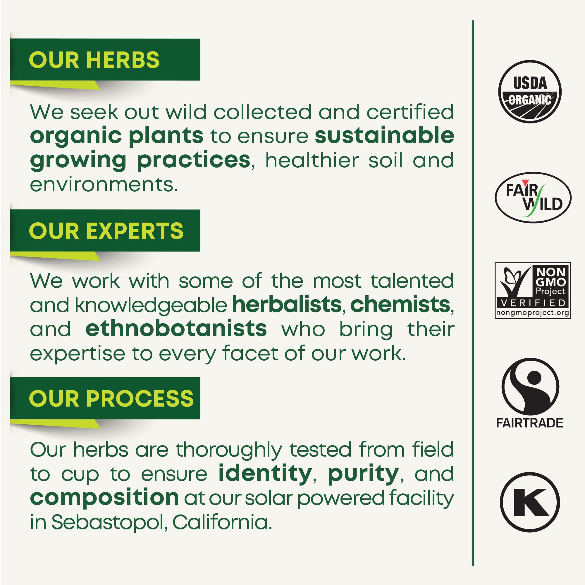 Traditional Medicinals Smooth Move capsules packaging box, underscoring ethical trading partnerships