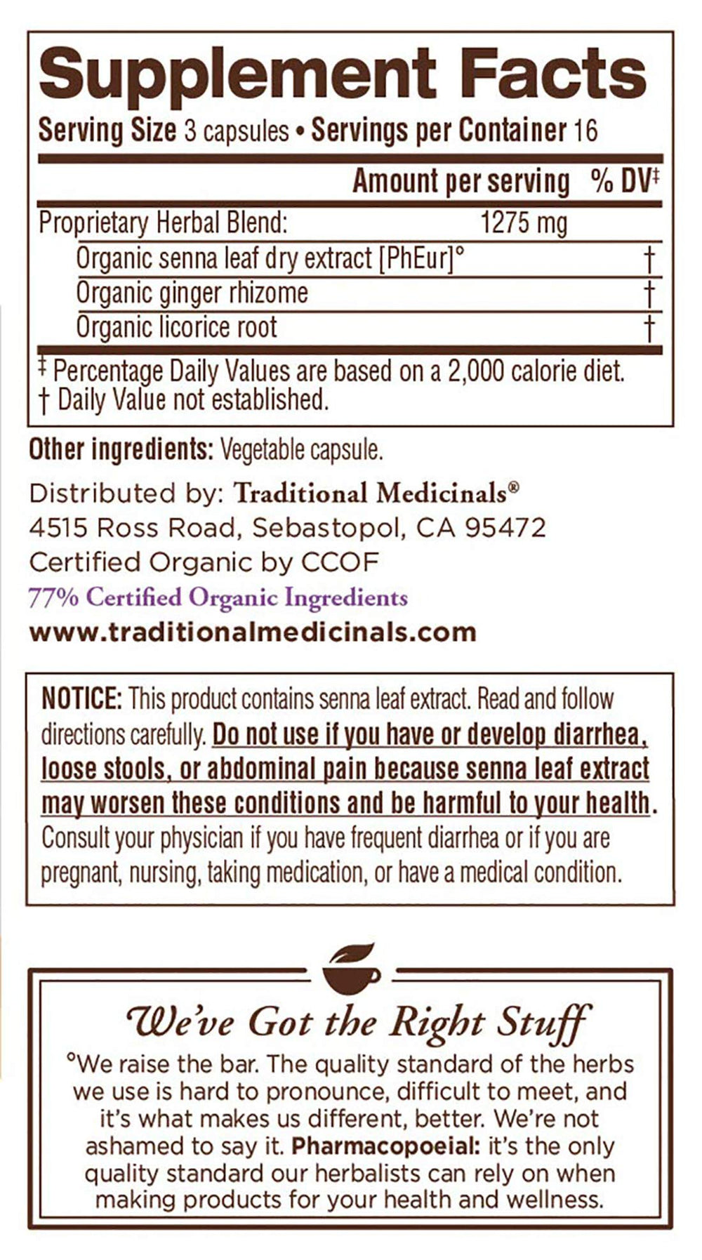 Certified quality and lab-tested seal on Smooth Move packaging