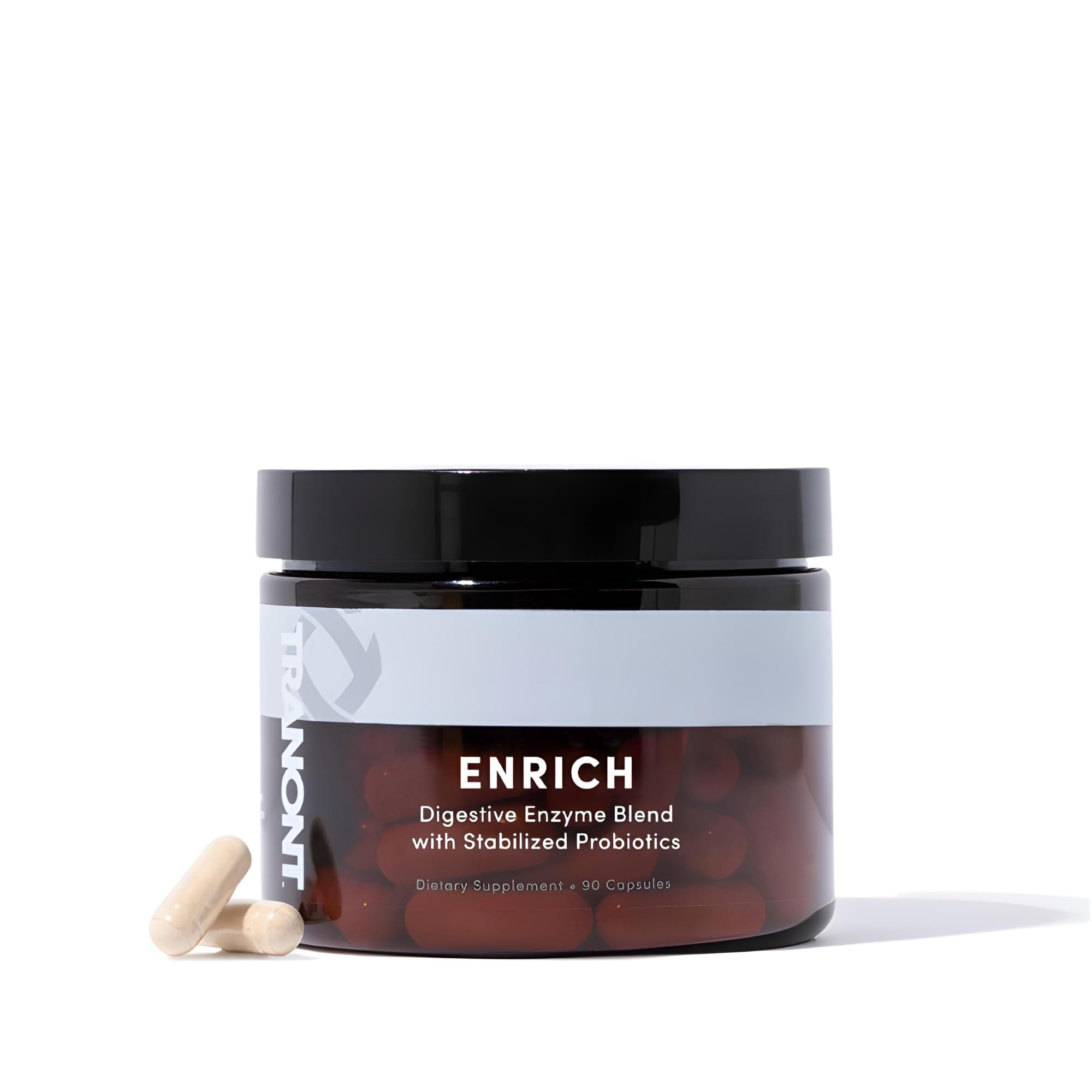 Tranont Enrich Digestive Enzymes & Probiotic Blend bottle - 90 capsules