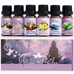 SNOWSEN Tranquil Diffuser Oils packaging and set