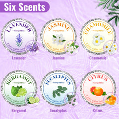 TranquilBliss bergamot shower steamer to balance mood.