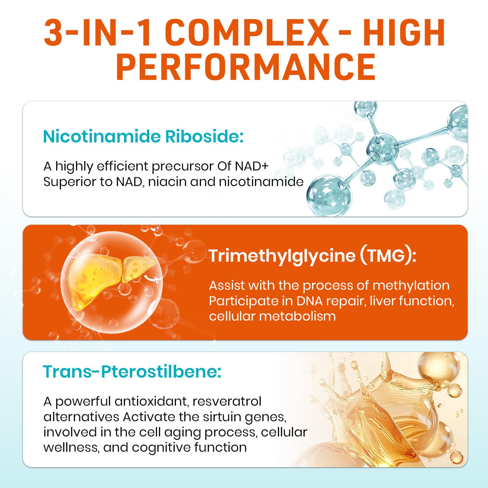 Trans-Pterostilbene for antioxidant benefits