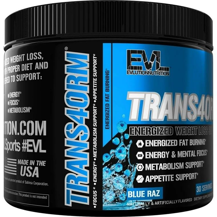 Serving scoop with Trans4orm Blue Raz powder