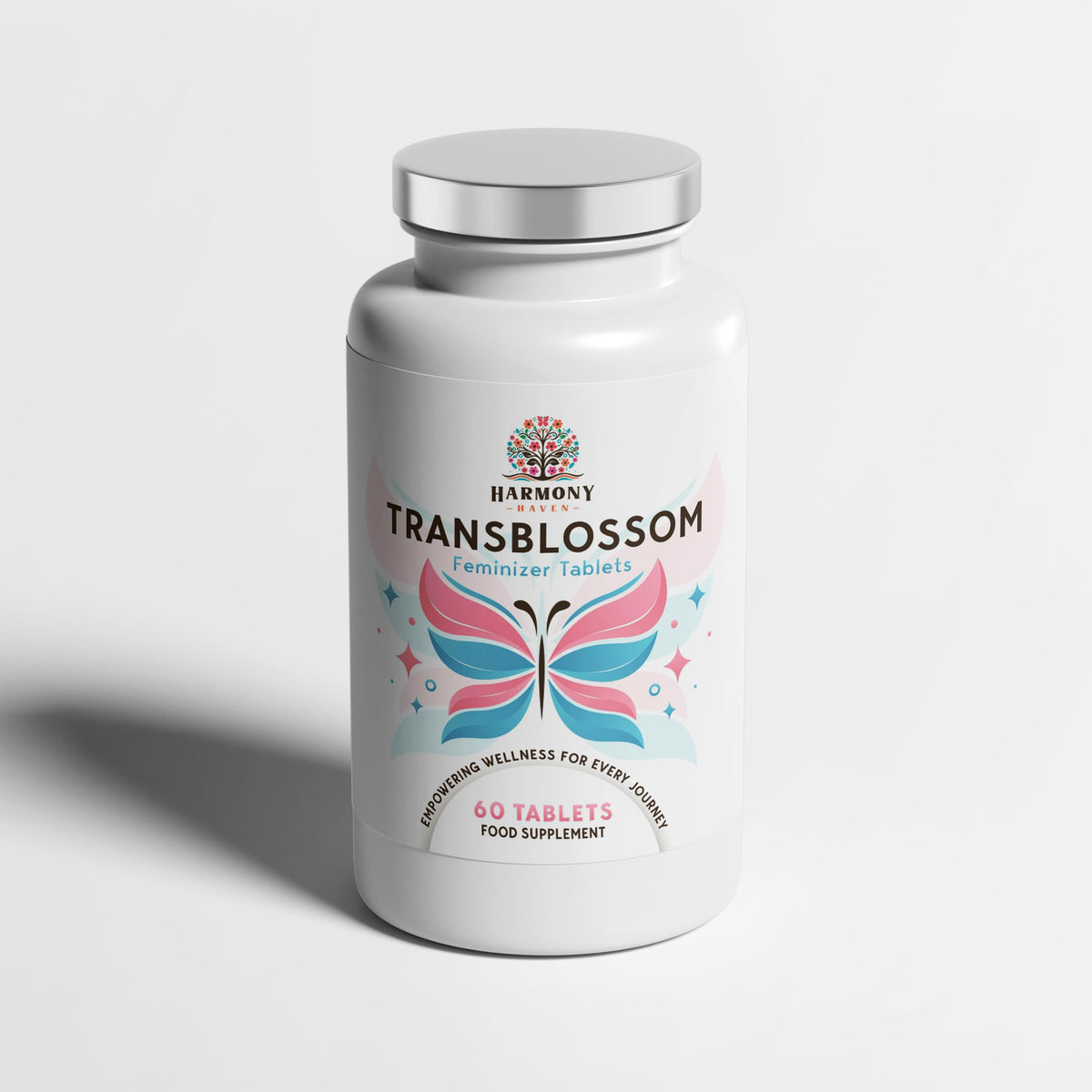 TransBlossom packaging with brand logo