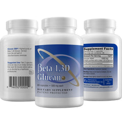 60-count bottle packaging for Transfer Point Beta Glucan