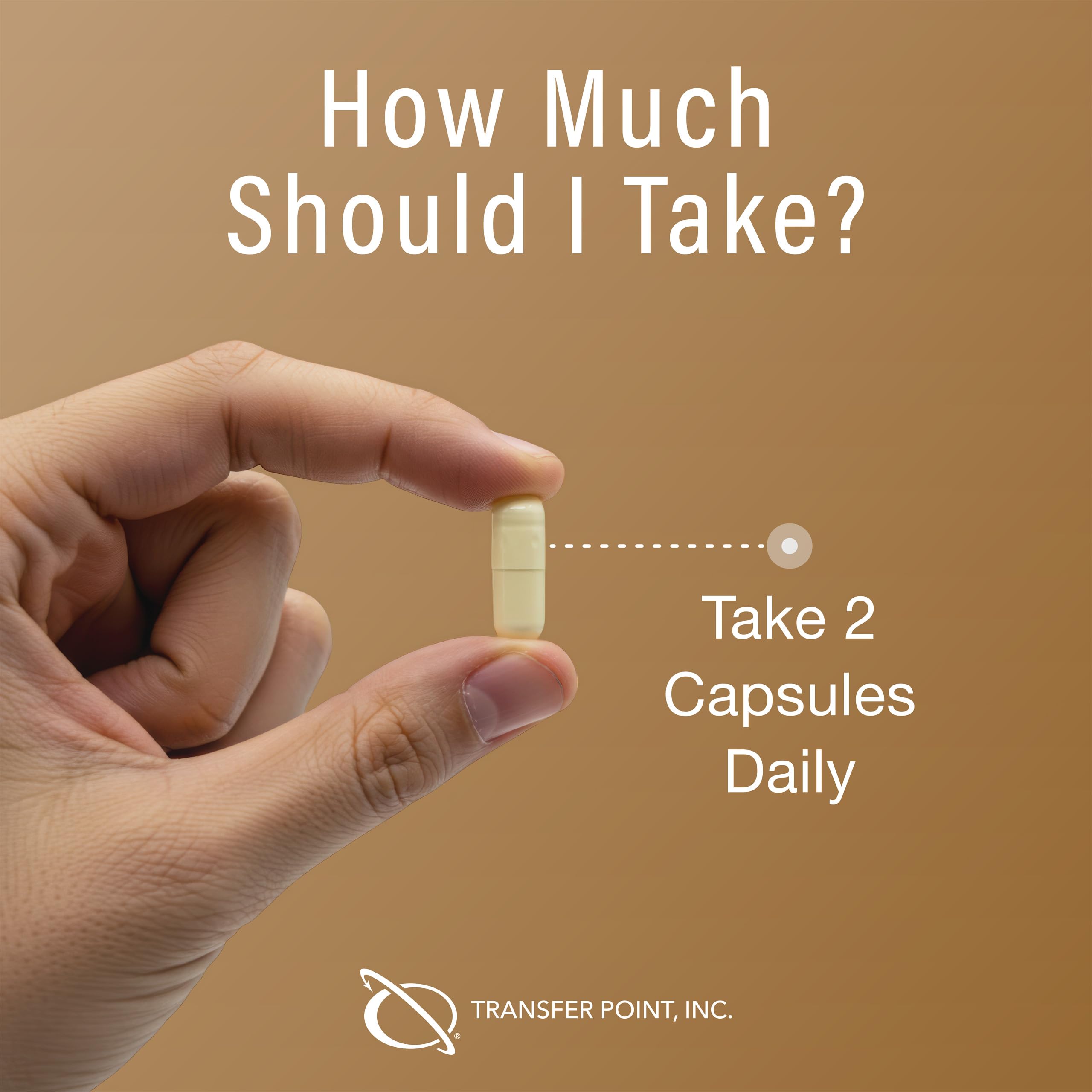 Capsule ready to take or mix with food from Transfer Point
